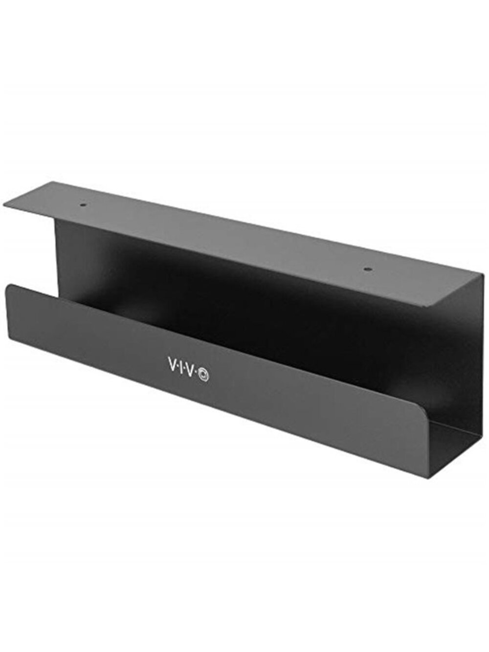 Under Desk Cable Management Tray Metal Cord Organizer Wire Rack Black 16.5 Inch